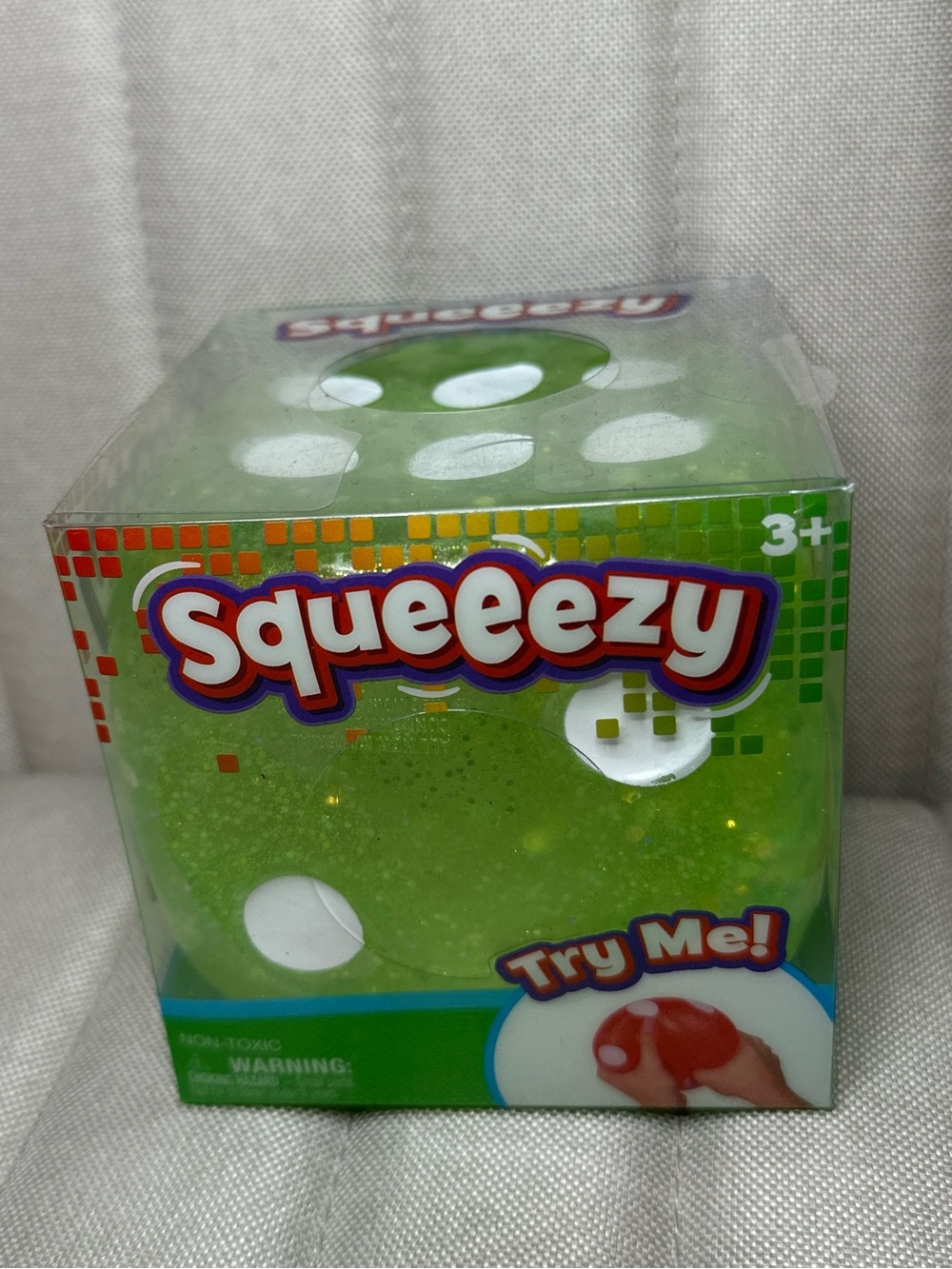 Squeeezy Green Dice Squishy